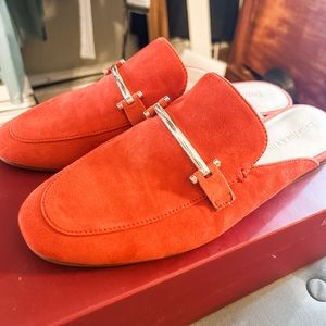 NEW Enzo Angiolini Taisie Mule Size 7 Red Suede